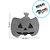 Bolsinha Abobóra Laranja de Halloween - 20,5cm - 1 unidade - Cromus - Rizzo - Imagem 2