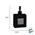 Kit para Banheiro Bath Black com 2 peças - 9x14cm - 1 unidade - Rizzo - Imagem 2