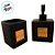 Kit para Banheiro Bath Black com 2 peças - 9x14cm - 1 unidade - Rizzo - Imagem 5
