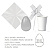Kit Ovo no Copo Agnes Cores (Copo + Saco Express + Papel Chumbo + Laço Fácil) - Páscoa Rizzo - Imagem 2