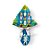 Saco Express 35x35cm para Ovos de 250g a 350g - City Tour Azul - 25 unidades - Cromus - Rizzo - Imagem 4