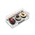 Caixa Para 3 Meios Ovos 50g Com Visor - Jump - 15,5x8x5cm - 6 unidades - Cromus - Rizzo - Imagem 1