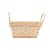 Cesta Decorativa de Bambu Retangular com alça - 18cm - 1 unidade - Cromus - Rizzo - Imagem 1
