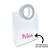 Sacola PVC com Alça Redonda de Couro Branca Personalizada com Nome - 22,5x20x10cm - 1 unidade - Artlille - Rizzo - Imagem 3