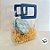Sacola Transparente PVC com Alça Quadrada de Couro Azul - 26x22x12cm - 10 unidades - Rizzo - Imagem 4