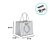 Sacola Premium Com Visor Para Caixa Meio Ovo - Quinn Verde - 22x20x14cm - 1 unidade - Cromus - Rizzo - Imagem 2