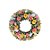 Guirlanda de Páscoa - folhas, flores e Ovos Coloridos - 40cm - 1 unidade - Cromus - Rizzo - Imagem 4