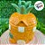 Pote Decorativo de Páscoa Bomboniere - Cenoura Laranja - 16,5cm - 1 unidade - Cromus - Rizzo - Imagem 1