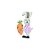 Mini Prendedor Decorativo de Páscoa - Coelho Rosa Segurando Cenoura - 5cm - 6 unidades - Cromus - Rizzo - Imagem 5