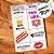 Tatuagem Temporária Para Pele de Carnaval - Troco Likes - 6 Tatuagens - Stickr - Rizzo - Imagem 4