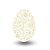 Adesivo De Páscoa "Ovo Arabesto" - Ref 2328 - Hot Samping - 4,5cm - 40 unidades - Stickr - Rizzo - Imagem 1