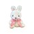 Coelho de Pelúcia Branco com Laço Rosa - 24cm - 1 unidade - Rizzo - Imagem 5