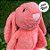 Coelho de Pelúcia Rosa Claro - 30cm - 1 unidade - Rizzo - Imagem 3