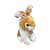 Coelho de Pelúcia Sentado Marrom  - 26cm - 1 unidade - Rizzo - Imagem 5