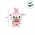 Pug de Pelúcia Fantasiado de Abelha Rosa - 30cm - 1 unidade - Rizzo - Imagem 3