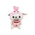 Pug de Pelúcia Fantasiado de Abelha Rosa - 30cm - 1 unidade - Rizzo - Imagem 4