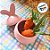 Enfeite Decorativo De Páscoa - Ovo de Porcelana com Orelhinha - Rosa - 16cm - 1 unidade - Rizzo - Rizzo - Imagem 3