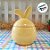 Enfeite Decorativo De Páscoa - Ovo de Porcelana com Orelhinha - Amarelo - 16cm - 1 unidade - Rizzo - Rizzo - Imagem 1