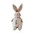 Enfeite Decorativo De Páscoa - Coelho Sentado Com Luz - Rosa - 39cm - 1 unidade - Rizzo - Rizzo - Imagem 1