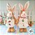 Enfeite Decorativo De Páscoa - Casal De Coelhos - 46cm - 1 unidade - Rizzo - Rizzo - Imagem 1