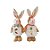 Enfeite Decorativo De Páscoa - Casal De Coelhos - 46cm - 1 unidade - Rizzo - Rizzo - Imagem 4