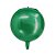 Balão de Festa Metalizado 14" 36cm - Redondo 4D Verde - 1 unidade - Silver Festas - Rizzo - Imagem 1