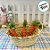 Cesta Decorativa de Bambu Oval com alça - Amarelo - 18cm - 1 unidade - Cromus  - Rizzo - Imagem 2