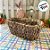 Cesta Decorativa de Aguapé Oval  - 25cm - 1 unidade - Cromus - Rizzo - Imagem 3