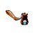 Chaveiro Good Luck Capivara Tomando milkshake Azul - 4cm - 1 unidade - Rizzo - Imagem 4