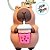 Chaveiro Capybara Capivara Tomando milkshake Rosa - 5cm - 1 unidade - Rizzo - Imagem 2