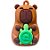 Chaveiro Good Luck Capivara Abraçando Tartaruga - 4cm - 1 unidade - Rizzo - Imagem 4