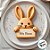 Kit Cortador Carimbo Placa Coelho 3D  - 9x6cm  - Ref. 1057 - 1 unidade - RR Cortadores - Rizzo - Imagem 4