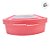 Sanduicheira/Porta Frios Rosa - Stitch com Colar de Flores - 16cm - 1 unidade - Disney Original -  Rizzo - Imagem 7