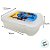 Sanduicheira/Porta Frios Branco - Stitch com Colar de Flores - 16cm - 1 unidade - Disney Original - Rizzo - Imagem 3