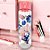 Garrafa Squeeze Pet Italiana - Stitch - Transparente Tampa Rosa - 1L  26cm - 1 unidade - Disney Original - Rizzo - Imagem 1
