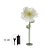 Flor de LED Para Decoração Com Movimento - Branco e Verde  - 1,8mx60x60cm - 1 unidade - Rizzo - Imagem 1