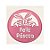Etiqueta De Páscoa Rosa - Coelho Dentro do Círculo - 3cm - 100 unidades - Rizzo - Imagem 1