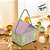 Caixa Casinha Para Docinhos - Quinn Verde e Lilas - 12x9,5x5cm - 10 unidades - Cromus - Rizzo - Imagem 3