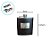 Cantil Inox com Couro Escuro de Bolso para Whisky - 175ml - 1 unidade - Rizzo - Imagem 4