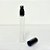 Frasco de Vidro Quadrado com Tampa Spray Preto - 10ml - 1 unidade - Rizzo - Imagem 1