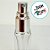 Frasco de Vidro Quadrado com Tampa Spray Prata - 10ml - 1 unidade - Rizzo - Imagem 2