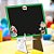 Mini Lousa MDF - Turma Da Monica - 17,5x15,5cm - 1 unidade - Festcolor - Rizzo - Imagem 1