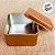 Lata de Metal Quadrada - Ouro - 6,5cm - 10 unidades - Rizzo - Imagem 2