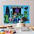 Painel Decorativo 4 Laminas - Minecraft - 90x128cm - 1 unidade - FestColor - Rizzo - Imagem 5