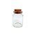 Potinho de Vidro com Tampa de Rolha - 4x2,8cm - 17,5ml - 1 unidade - Rizzo - Imagem 6