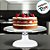 Bailarina Prato Giratório de Inox Premium - Branco - 29cm - 1 unidade - Silver Festas - Rizzo - Imagem 5