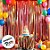 Cortina Decorativa Metalizada Colorida - 2x1m - 1 unidade - Silver Festas - Rizzo - Imagem 5