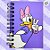 Caderninho de Anotações - Margarida - 50 Folhas - 7x10cm - 1 unidade - Disney Original - Rizzo - Imagem 1
