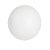 Balão de Festa Metalizado 15'' 38cm - Esphera Branco Redondo - 1 unidade - Cromus - Rizzo - Imagem 1