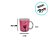 Caneca de Vidro - Mãe como é Grande o Meu Amor por Você - 320ml - 1 unidade - Rizzo - Imagem 4